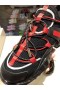 Jimmy Choo Diamante Camino Multicolor Cuero Malla Negro Rojo