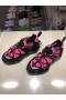 Jimmy Choo Diamante Camino Multicolor Cuero Malla Azul Negro Rosa