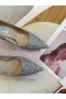 Jimmy Choo Amor de 85 mm Brillo de la Tela de Bombas