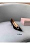 Jimmy Choo Saresa 65 Latte En Cuero Nappa Bombas De Adorno De Cristal Negro