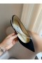 Jimmy Choo Trude Plana De Cristal De La Cadena De Negro