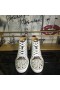Christian Louboutin Lou Pik Pik Oralto Tacon Alto-top Sneakers Brillo de Cuero Multi