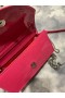 Christian Louboutin Loubi54 De Embrague De Cuero De Patente De Rosas De Color Rosa