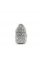Christian Louboutin Minny Maxi Strass 70 Mm Bombas De Gamuza Y Strass Plata
