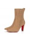 Christian Louboutin Santigag 85 Mm Bajo Las Botas De Veau Velours Lionne