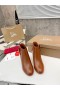 Christian Louboutin Ziptotal de Tobillo Botas de piel de Becerro Marrón CL Zapatillas