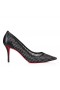 Christian Louboutin Apostropha Malla De Strass De 80 Mm De Bombas De Strass De Malla Y Cuero Nappa Negro
