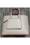 Christian Louboutin Cabata De Este A Oeste, La Bolsa De Asas De Piel De Becerro Gris Christian Louboutin