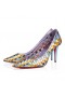 Christian Louboutin Damipump 85mm Bombas de Cuero Multicolor Zapatos de Christian Louboutin