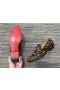 Christian Louboutin Diente De León Mocasines Veau Velours De La Impresión Del Leopardo De Pelo De Pony