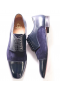 Christian Louboutin Greggo De Cuero De Oxford De Gamuza Azul Marino Christian Louboutin Men Shoes