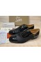 Christian Louboutin Greggo Orlato Plana Pat piel de Becerro Negro Zapatos CL