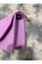 Christian Louboutin Loubi54 De Embrague De Cuero De Napa De Color Lila Christian Louboutin Bolsas
