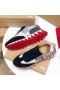 Christian Louboutin Loubishark Mujer Zapatillas De Deporte De Cuero De Becerro Y De Gamuza Multicolor