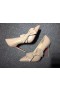 Christian Louboutin Madame Menodo Bombas de 100 mm W Arco de Cuero de Napa Desnudo