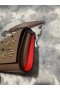 Christian Louboutin Paloma de Embrague de Cuero de Becerro y de los Picos de Café
