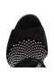 Christian Louboutin Plougesta Alta Strass 150mm Sandalias de Veau Velours de Malla Y Strass Negro