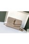 Saint Laurent WOC Sulpicio de la Cadena de Cartera de piel de Becerro de color Beige