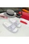 Roger Vivier Vivier Diapositiva Hebilla Cubierta Mulas Charol Blanco