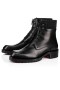 Christian Louboutin De Arranque Trapman De Cuero Negro