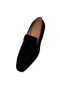 Christian Louboutin diente de león NEGRO de Terciopelo