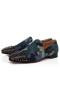 Christian Louboutin Holgazanes Spooky Multi/dk Pistola de Becerro
