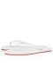 Christian Louboutin Loubi De Goma Blanca Flip Flop