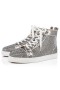 Christian Louboutin Louis Plata/grito Lt Chrome Strass