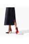 Christian Louboutin Bombas Astrid 100 mm Negro/lin Negro de Gamuza de piel de Becerro