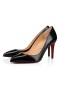 Christian Louboutin Pigalle Bombas de 85 mm de Cuero Negro