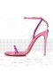 Christian Louboutin Sandalias Para mí 100 mm Conf/met Fucsia/lin Conf Cuero