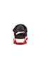 Christian Louboutin Verano Loubishark Plana De Becerro Negro Sandalia