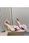 Christian Louboutin Bellarose 100 Mm Strappy Pumps Crepe Satin Pink