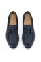 Christian Louboutin Chambeliboat Boat Shoes Calf Leather Marine 
