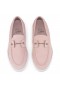 Christian Louboutin Chambeliboat Boat Women Shoes Reversed Leather Vintage Rose