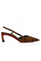 Christian Louboutin Condoroline 55 Mm Sling Back Pumps Calf Leather Multicolor