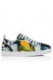 Christian Louboutin Fun Louise Junior Sneakers Men "Flower" Printed Crepe Satin Multicolor