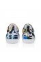 Christian Louboutin Fun Louise Junior Sneakers Men "Flower" Printed Crepe Satin Multicolor