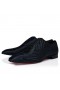 Christian Louboutin Greggo Oxfords Jacquard Ocean Navy