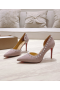 Christian Louboutin Iriza Pumps Spikes 100mm Veau Velours Pink