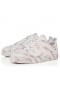 Christian Louboutin Louis Junior Spikes Men Sneakers Gaagal coated canvas Leche