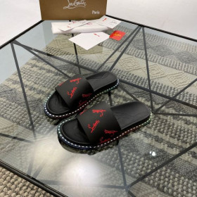 Christian Louboutin Pinchos Diapositivas Hombres Zapatillas Zapatos De Christian Louboutin