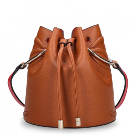 Christian Louboutin Por Mi Lado Cubo Bolsa De Piel De Becerro Marrón Christian Louboutin Bolsas