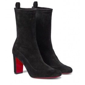 Christian Louboutin Gena 85mm Botas de ante de Tobillo Zapatos de Christian Louboutin