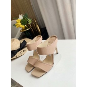 Jimmy Choo 100mm Sandalias Nude