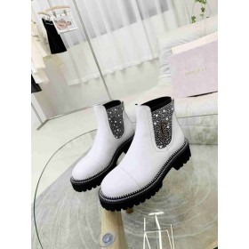 Jimmy Choo Tobillo De Arranque De Cristal Adornado De Blanco