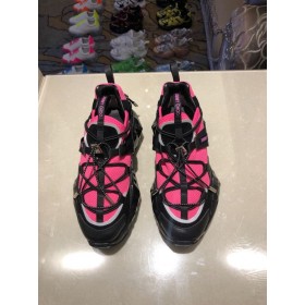 Jimmy Choo Diamante Camino Multicolor Cuero Malla Azul Negro Rosa