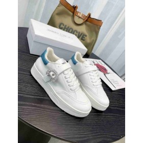 Jimmy Choo Osaka De La Zapatilla De Deporte Blanco Azul