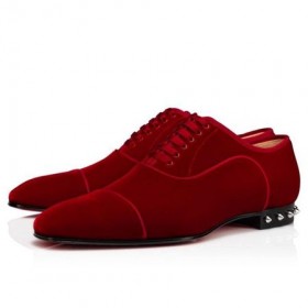 Christian Louboutin Para Greggo Orlato Roja Plana