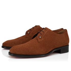 Christian Louboutin Chambeliss Derbies Reversed Calf Leather Cuir